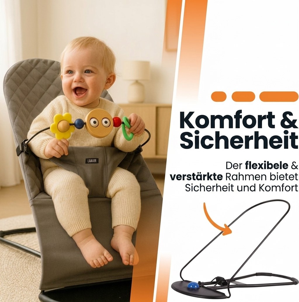 Baby wipstoel (verstelbaar & inklapbaar) (DE 3)