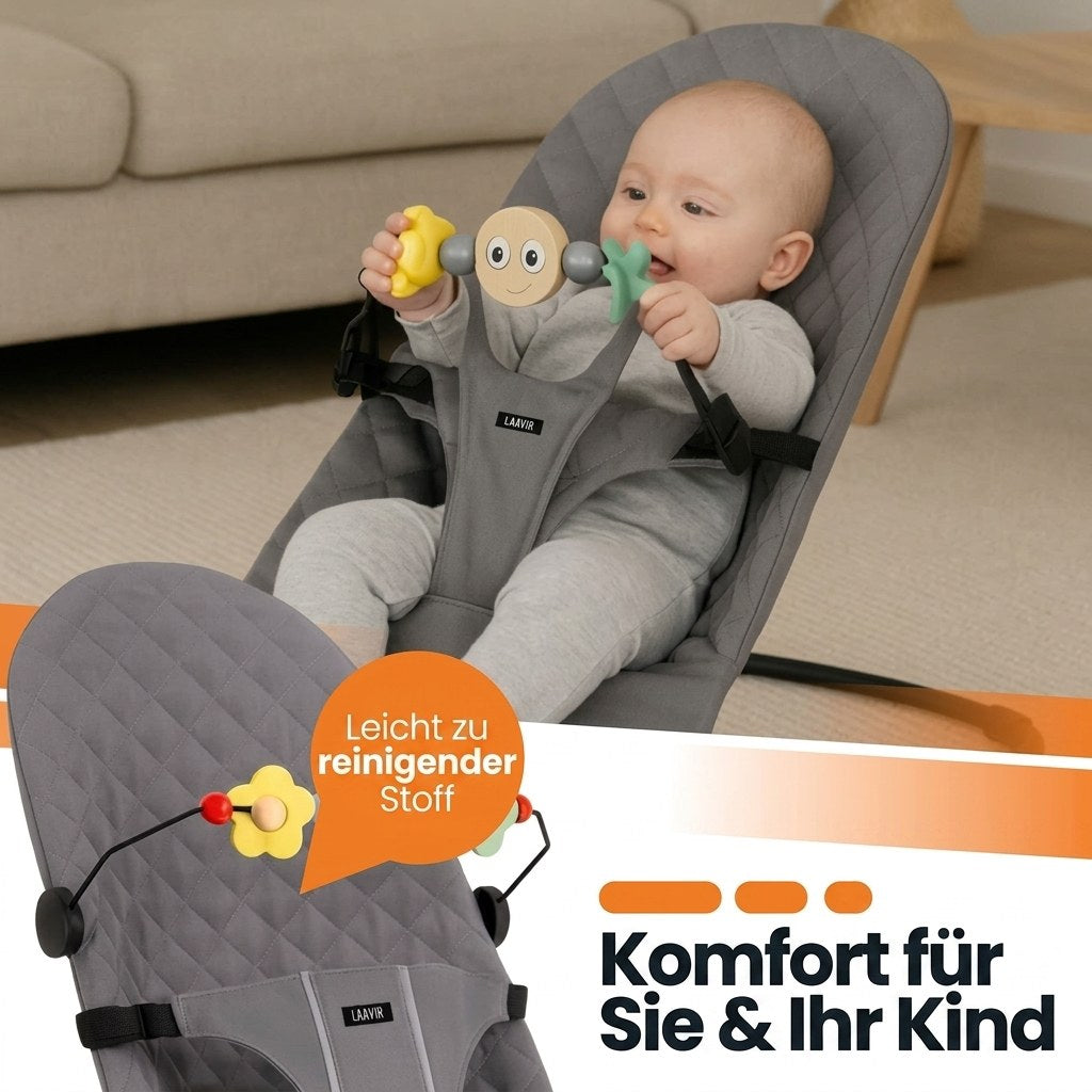 Baby wipstoel (verstelbaar & inklapbaar) (DE 4)