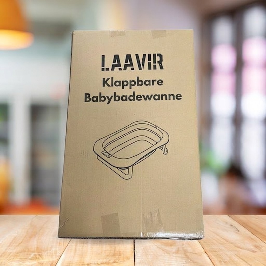 Babybad opvouwbaar met digitale thermometer & badkussen (DE 2)